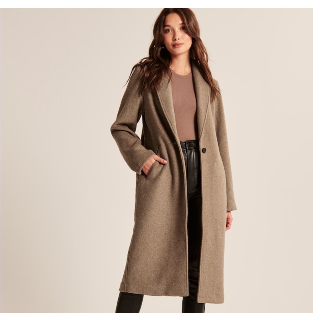 NWOT - Wool-Blend Double Cloth Blanket Coat 🤍